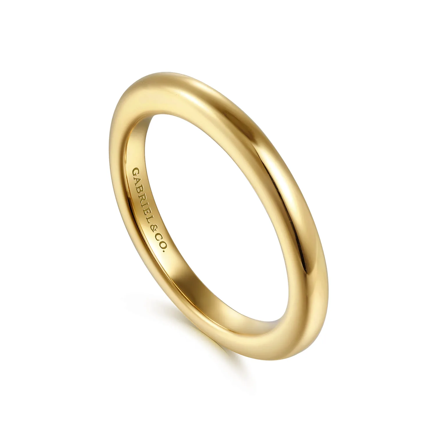 Wedding Band in 14K Yellow Gold, photograph 3