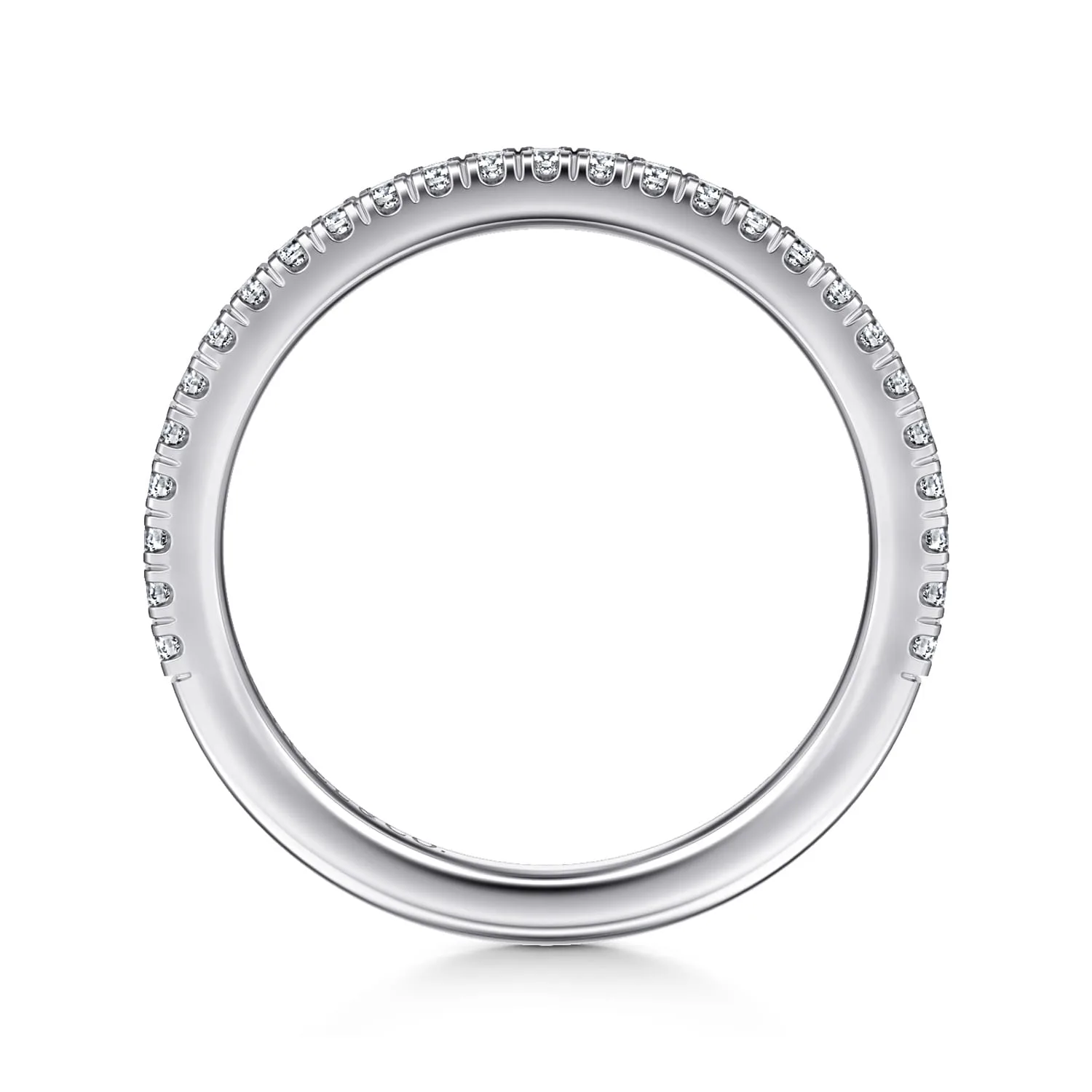 Matching Wedding Band in 14K White Gold, photograph 2