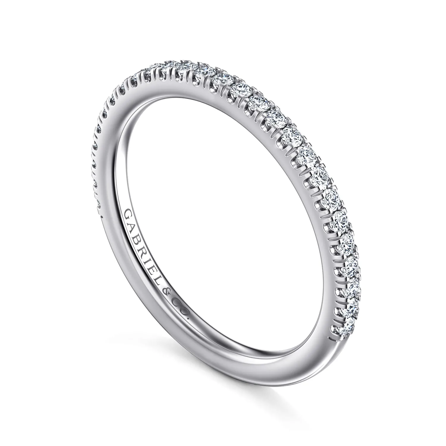 Matching Wedding Band in 14K White Gold, photograph 3
