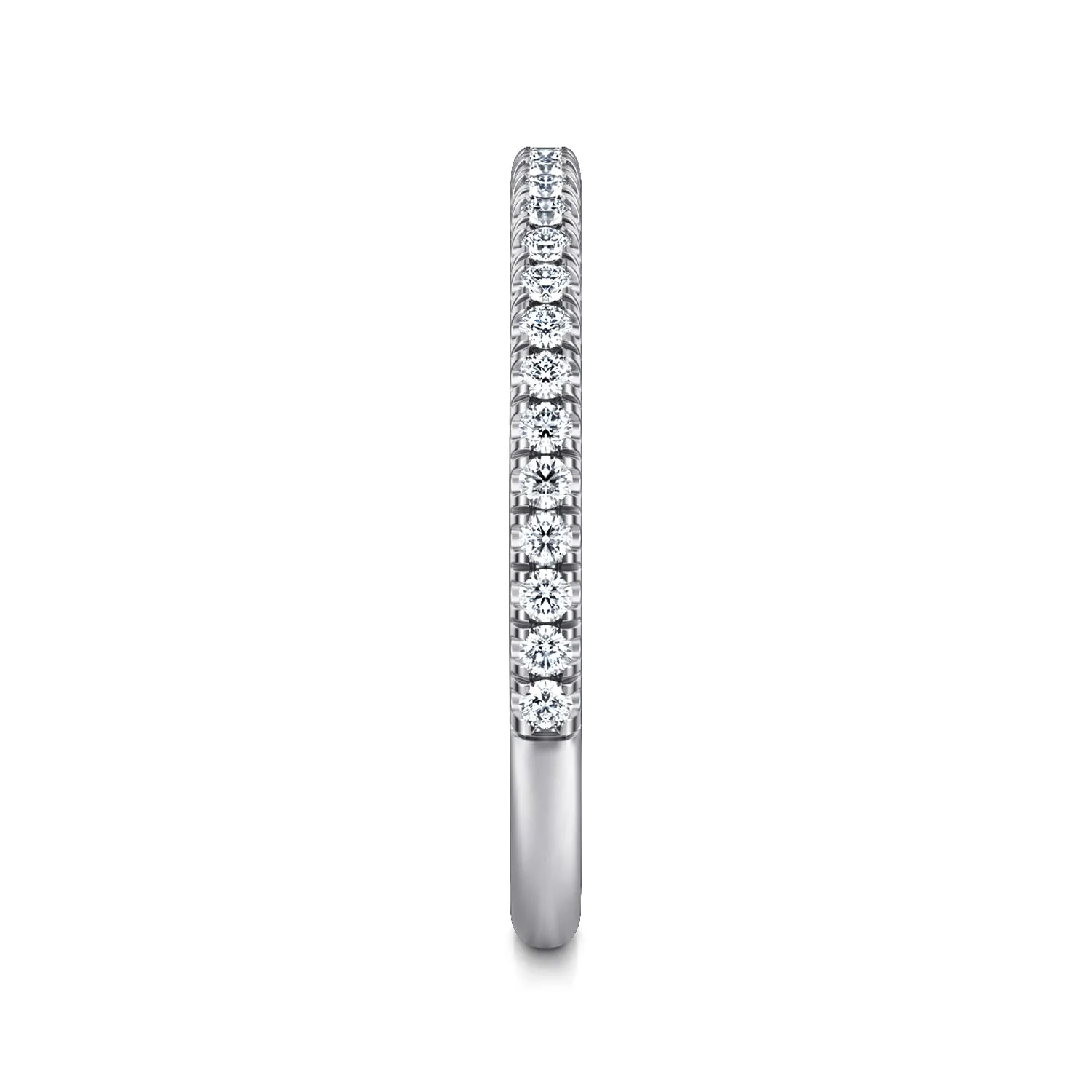 Matching Wedding Band in 14K White Gold, photograph 4