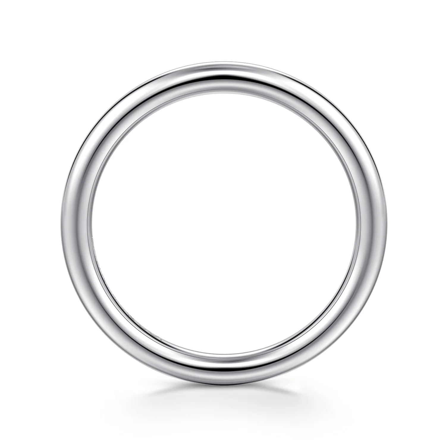 Matching Wedding Band in 14K White Gold, photograph 2