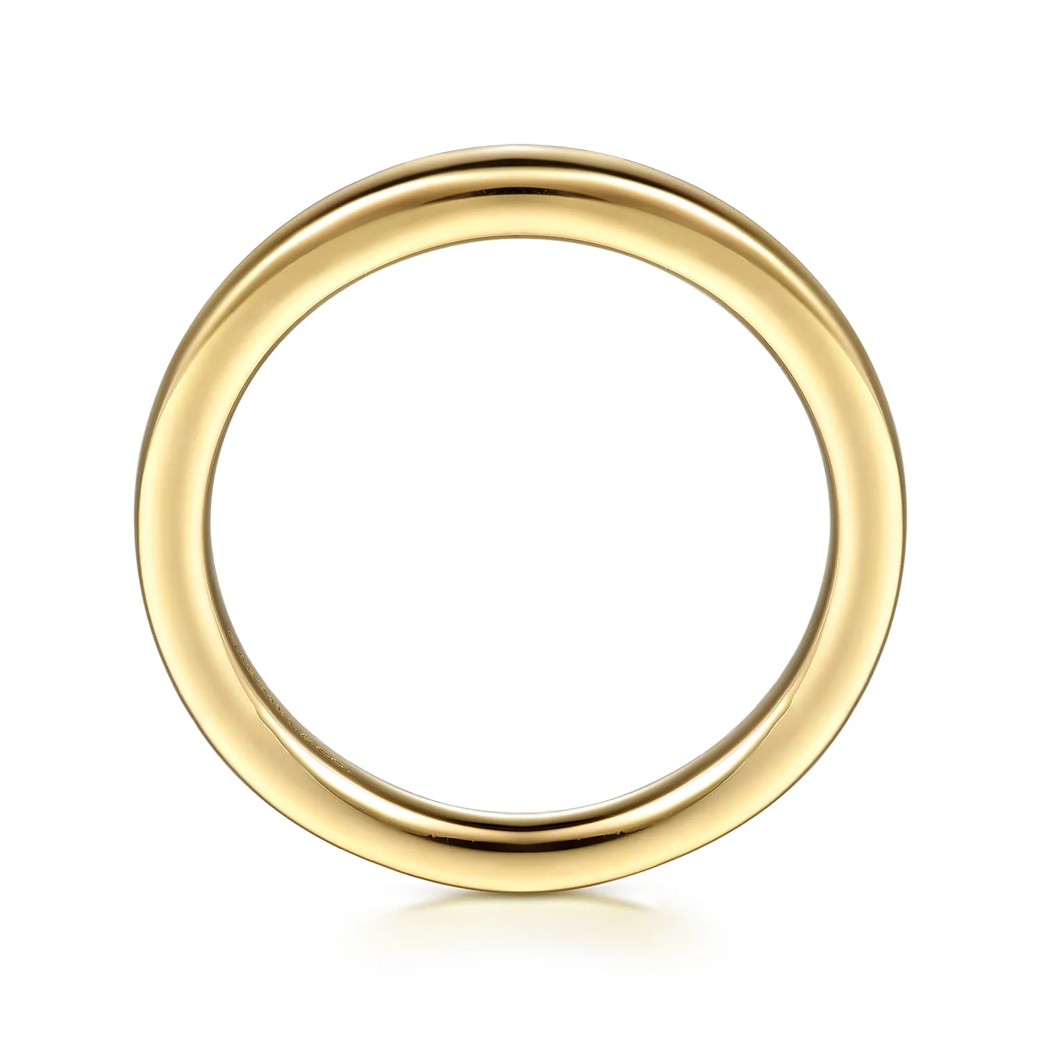 Matching Wedding Band in 14K Yellow Gold, photograph 2