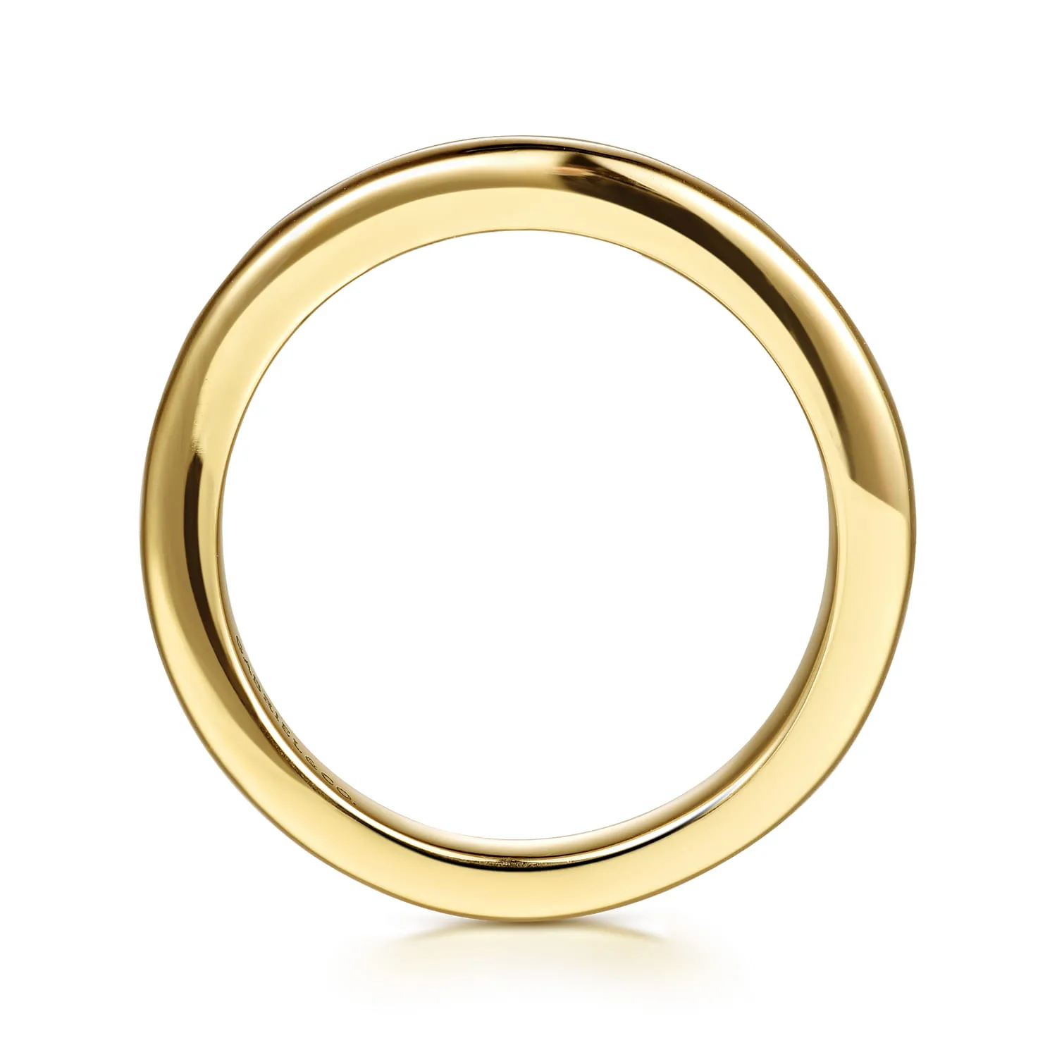 Matching Wedding Band in 14K Yellow Gold, photograph 2