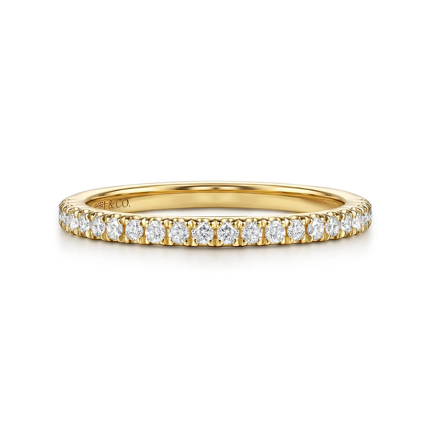 Diamond Matching Wedding Band in 14K Yellow Gold