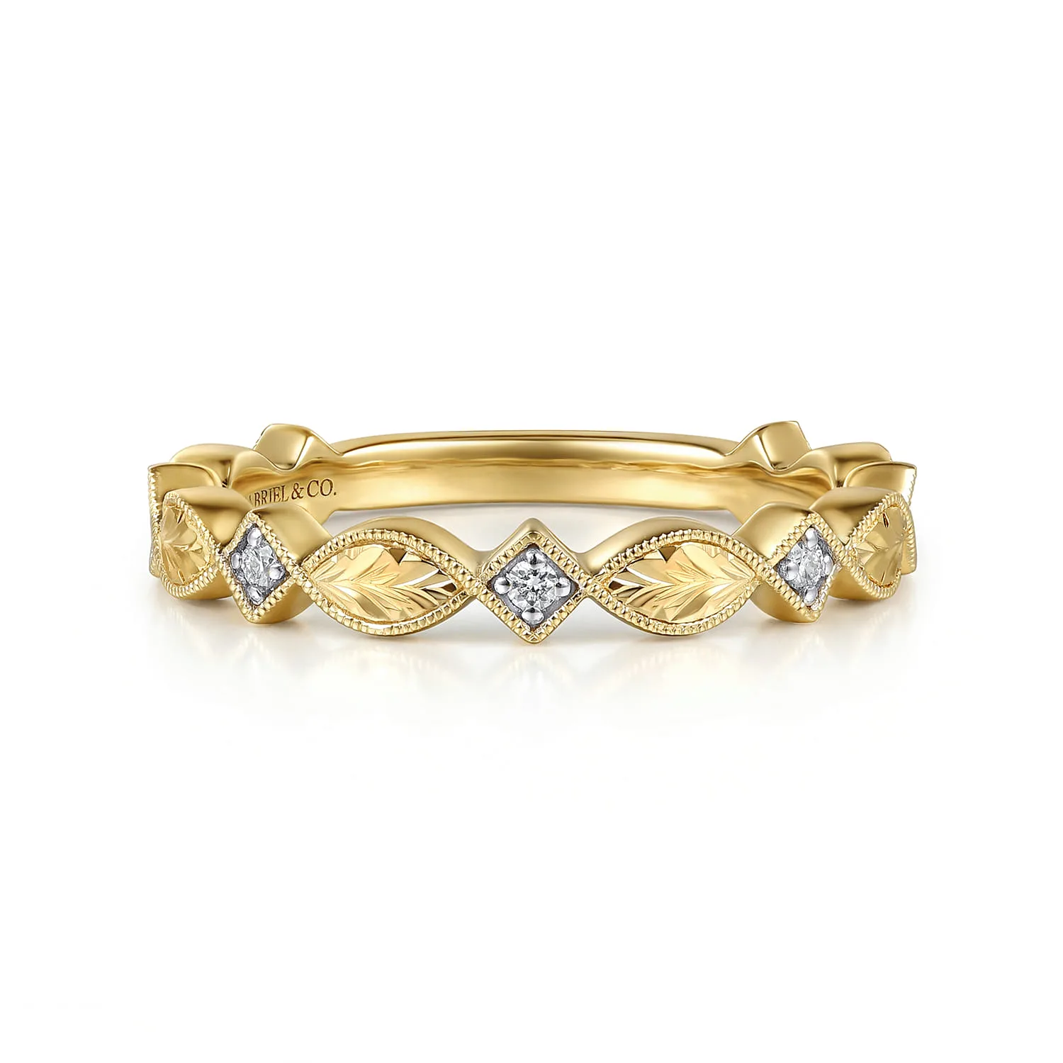 Vintage Inspired Matching Wedding Band