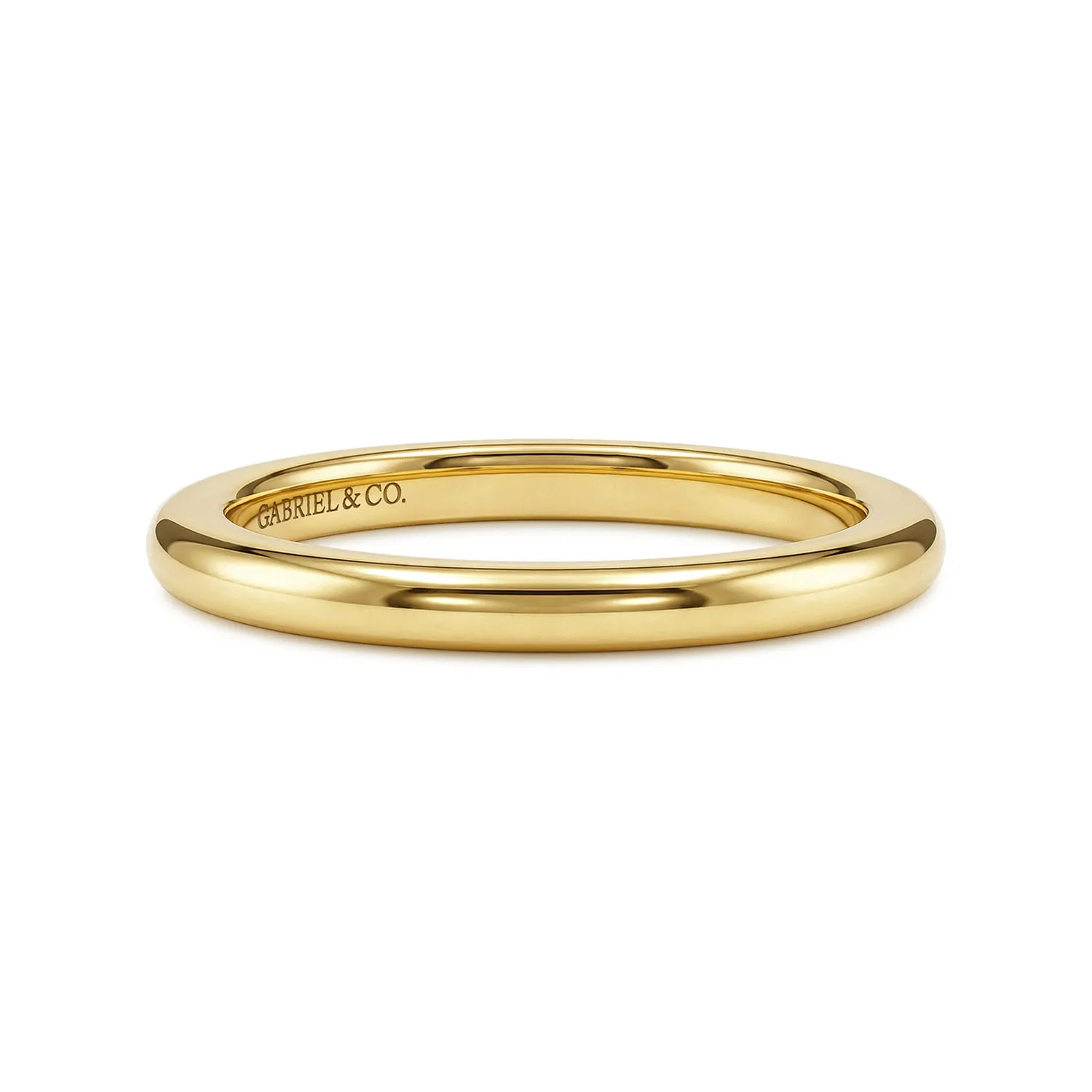 Matching Wedding Band in 14K Yellow Gold