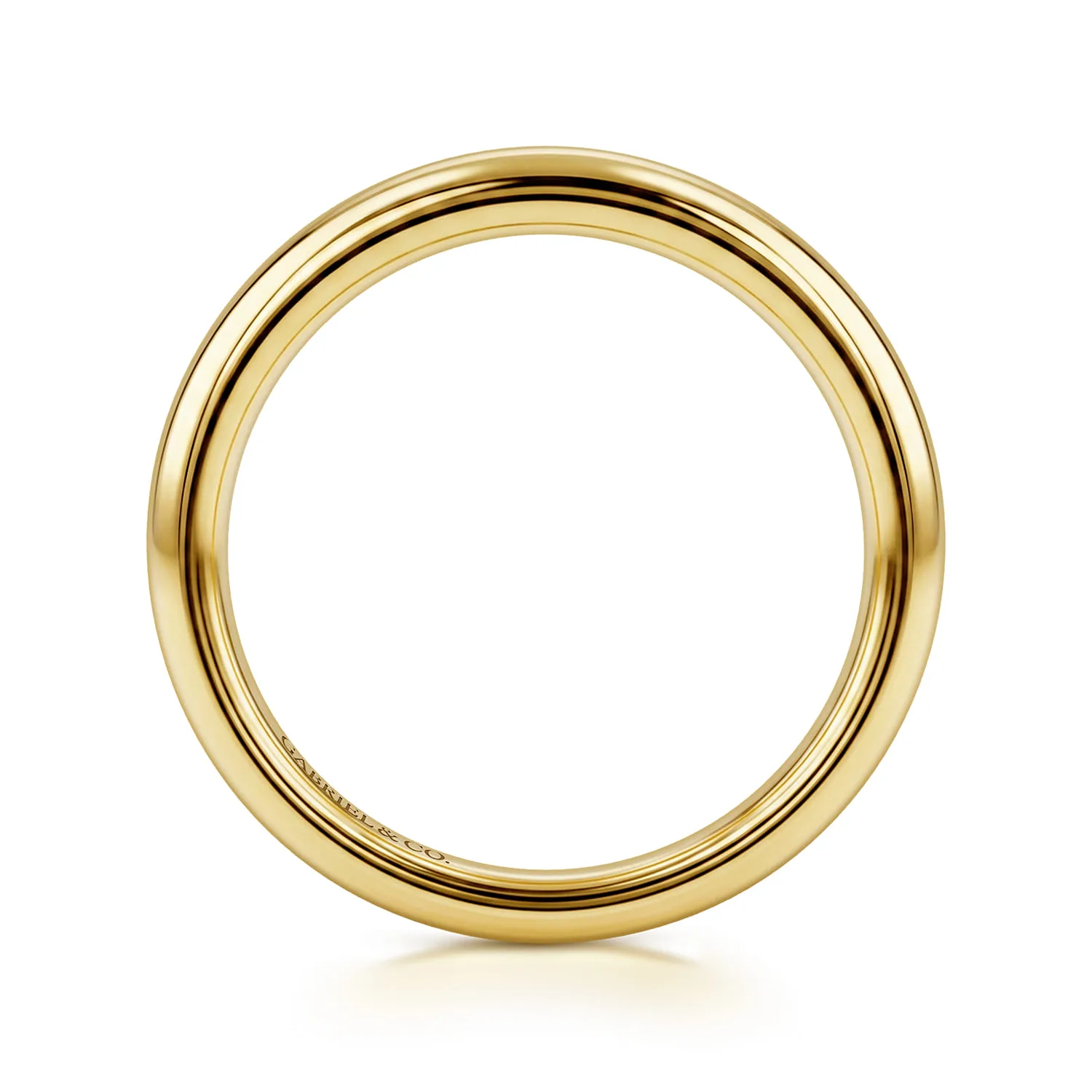 Matching Wedding Band in 14K Yellow Gold, photograph 2
