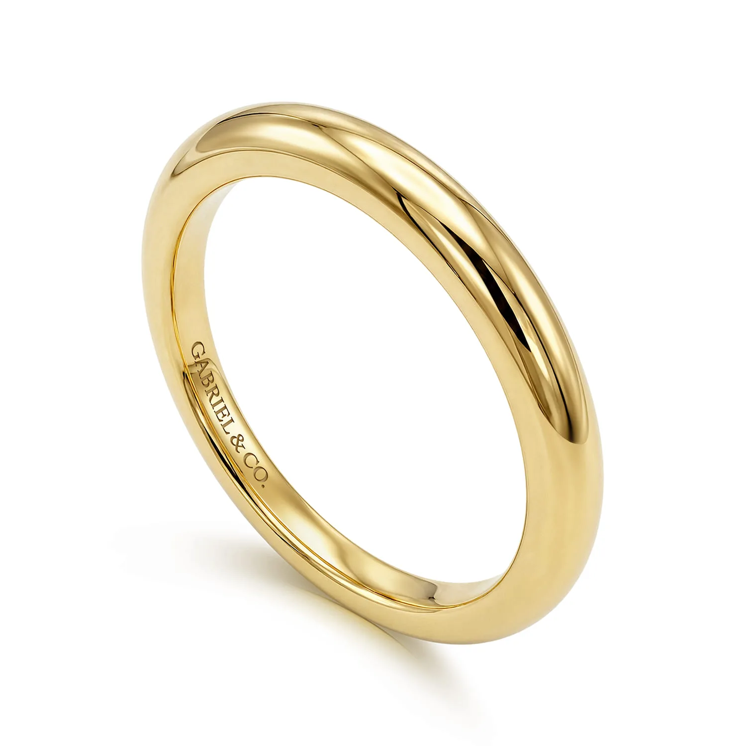 Matching Wedding Band in 14K Yellow Gold, photograph 3