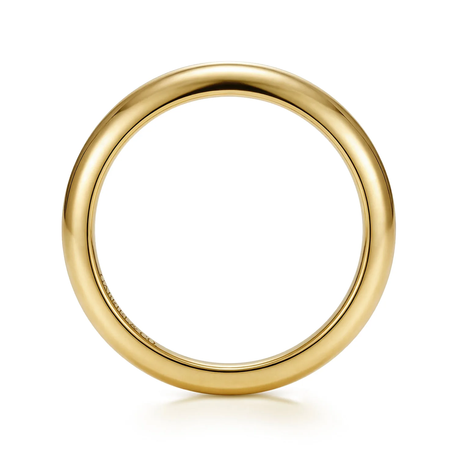 Matching Wedding Band in 14K Yellow Gold, photograph 2
