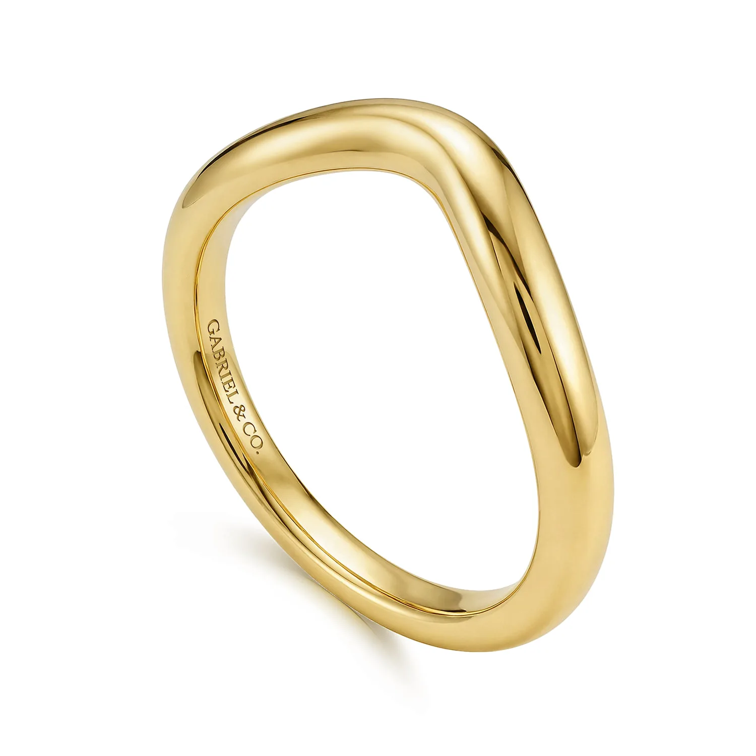 Matching Wedding Band in 14K Yellow Gold, photograph 3
