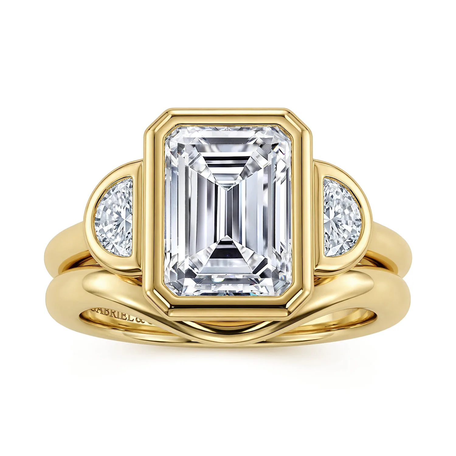 Matching Wedding Band in 14K Yellow Gold, photograph 4