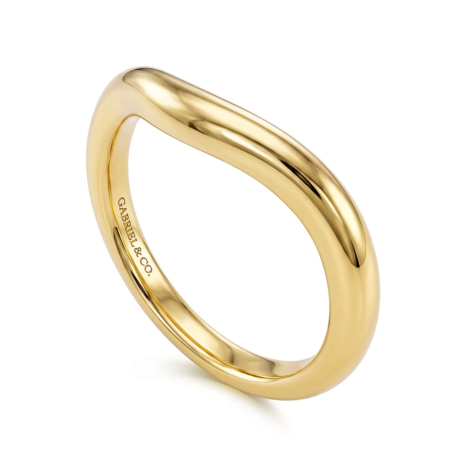 Matching Wedding Band in 14K Yellow Gold, photograph 3