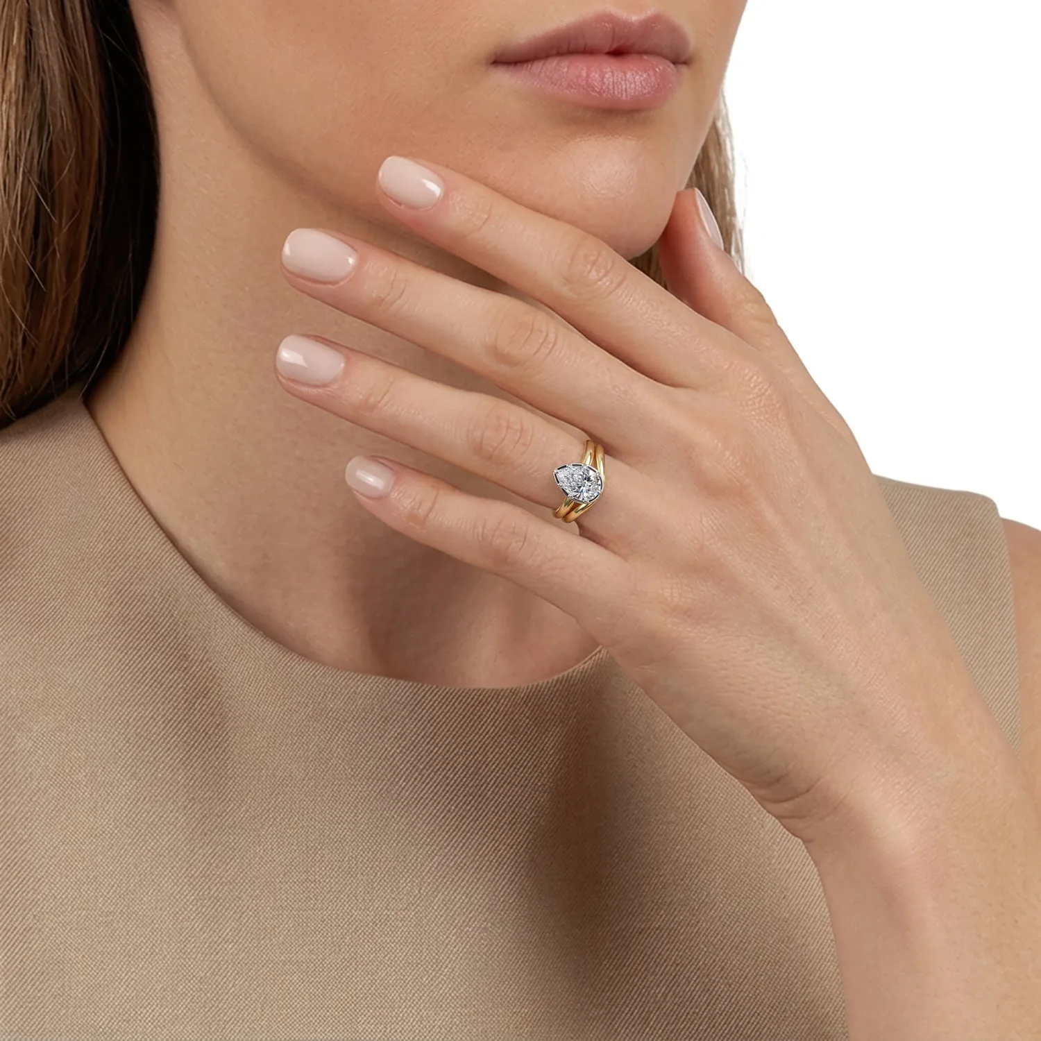 Matching Wedding Band in 14K Yellow Gold, photograph 6