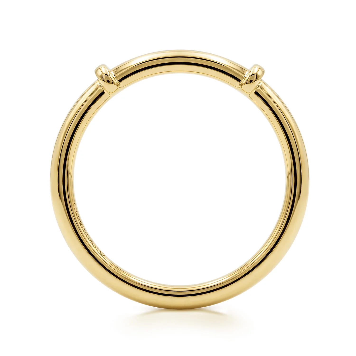 Matching Wedding Band in 14K Yellow Gold, photograph 2