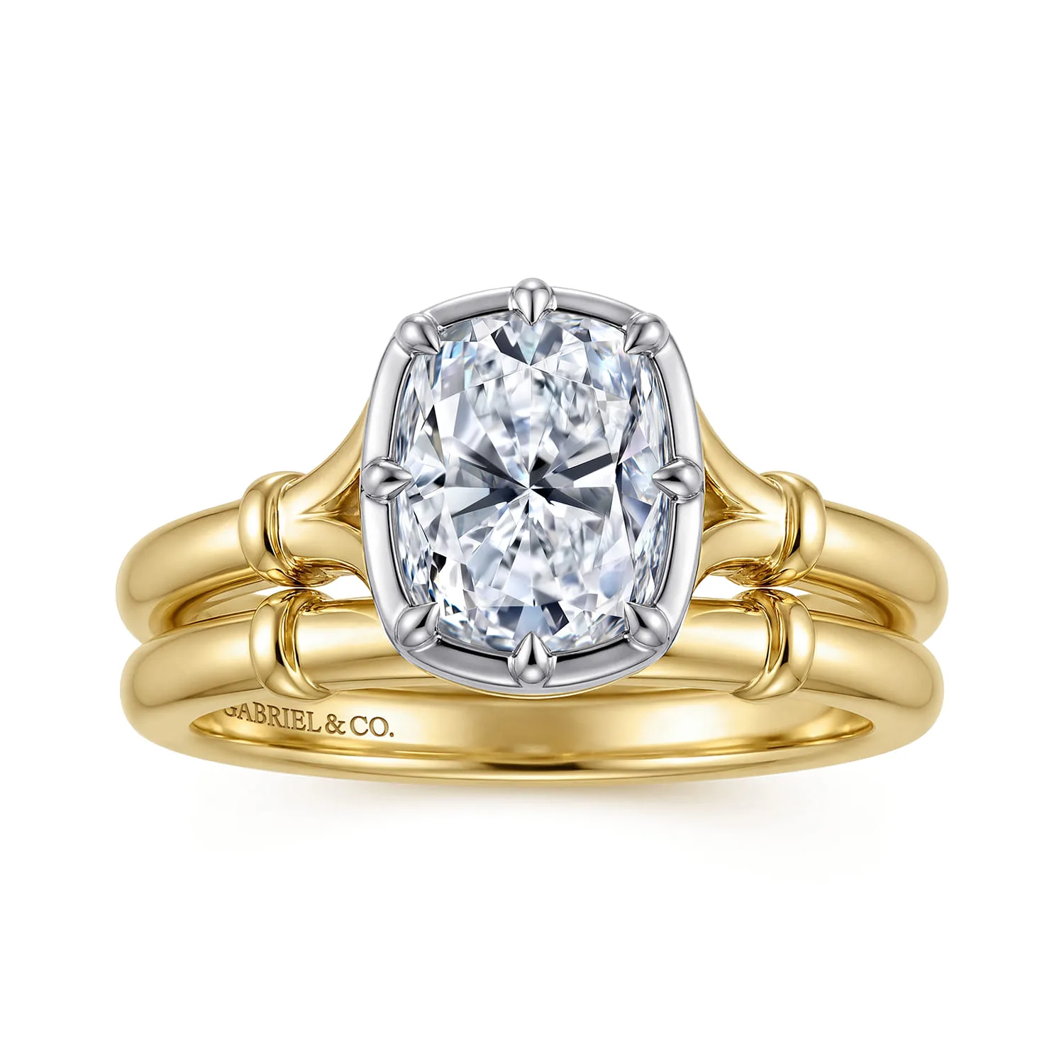 Matching Wedding Band in 14K Yellow Gold, photograph 4