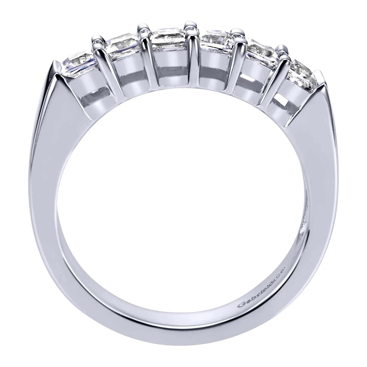Matching Wedding Band in 14K White Gold, photograph 2