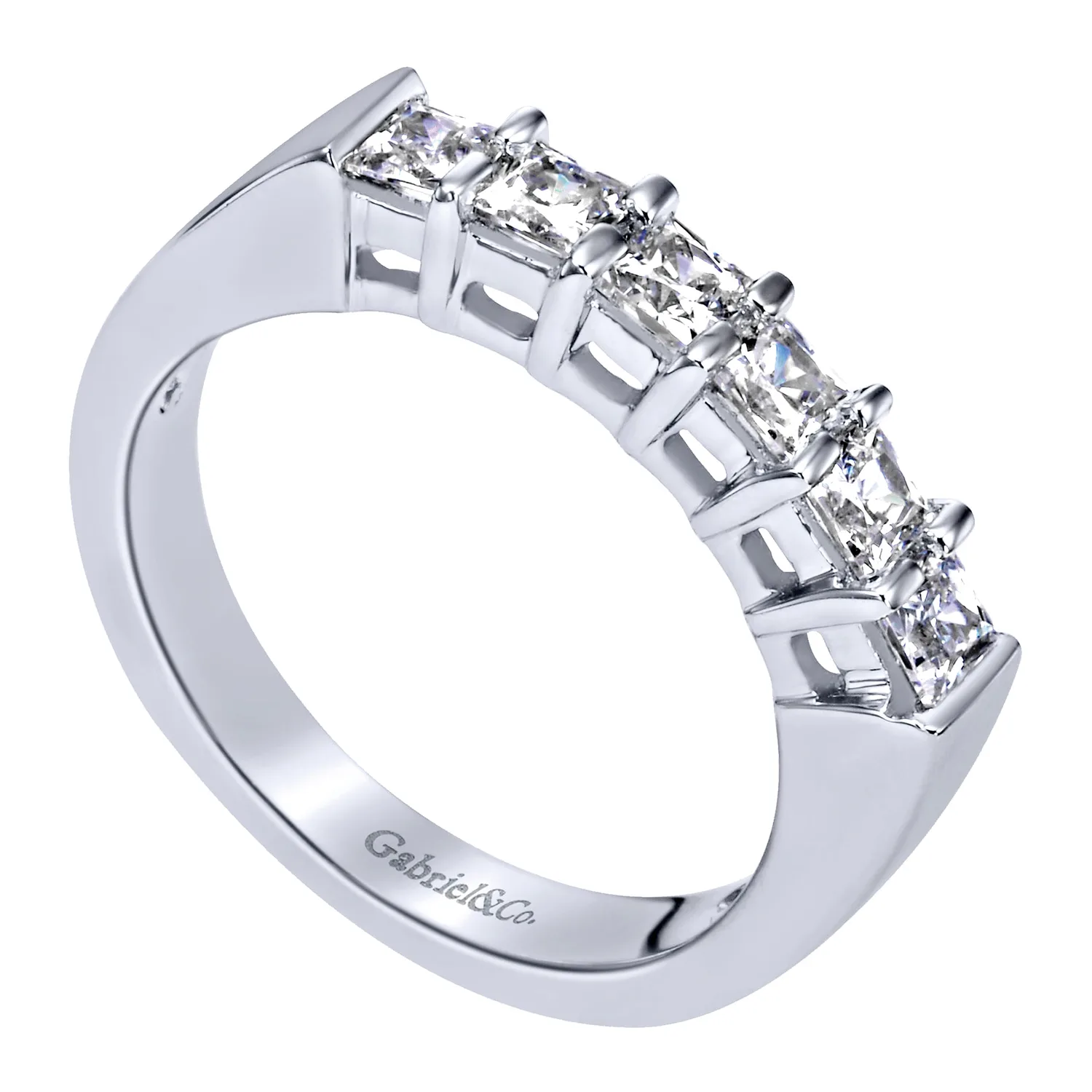 Matching Wedding Band in 14K White Gold, photograph 3