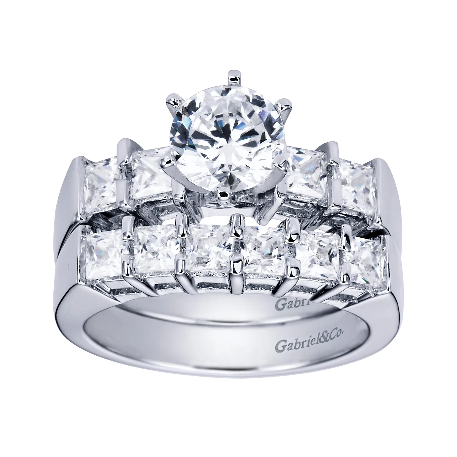 Matching Wedding Band in 14K White Gold, photograph 4