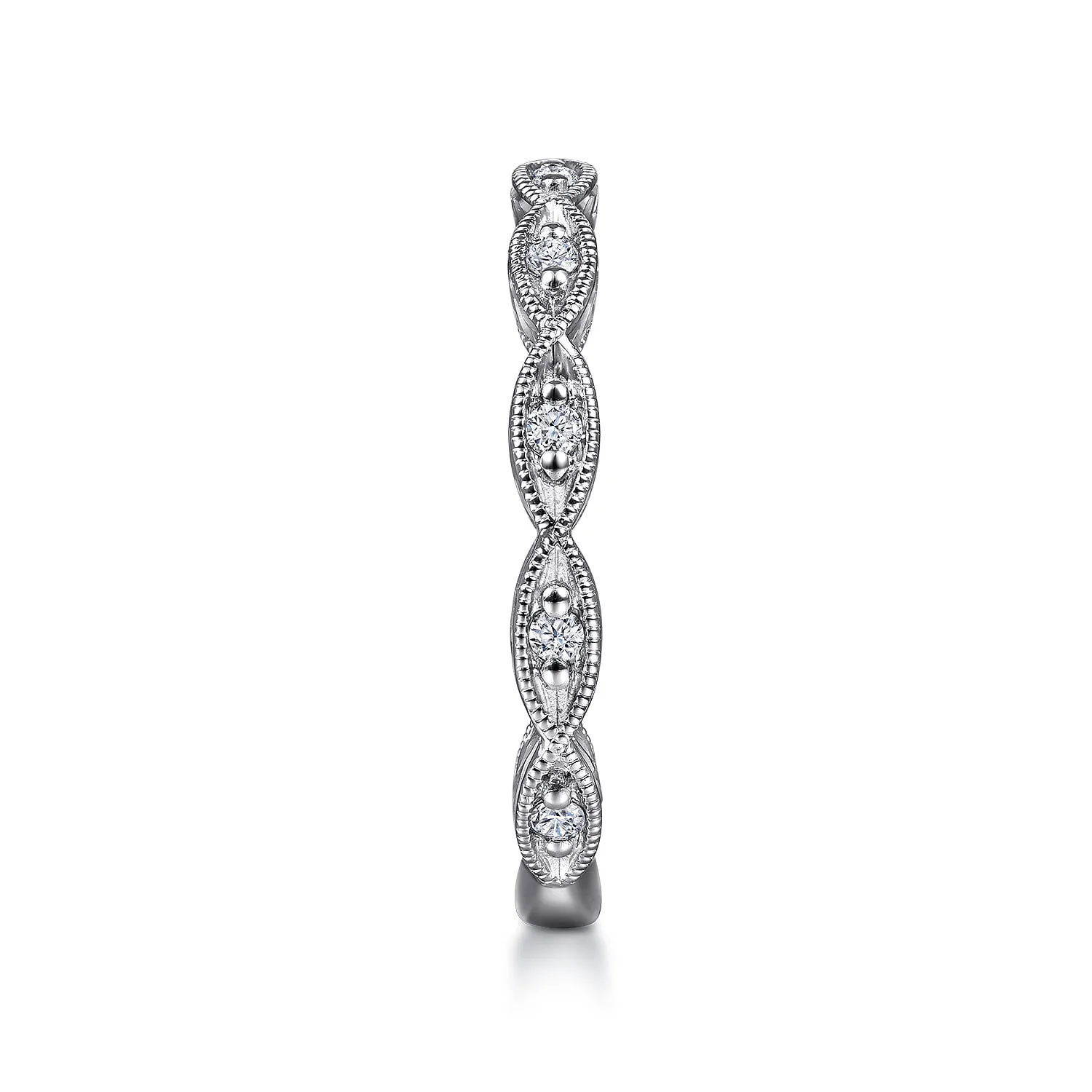 Matching Wedding Band in 14K White Gold, photograph 5
