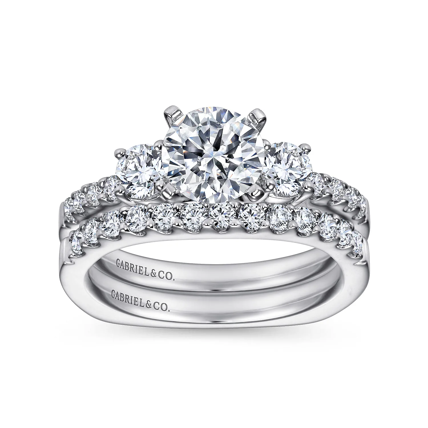 Matching Wedding Band in 14K White Gold, photograph 4