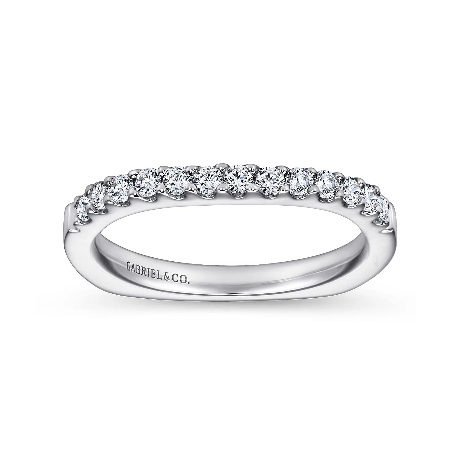 Matching Wedding Band in 14K White Gold, photograph 5