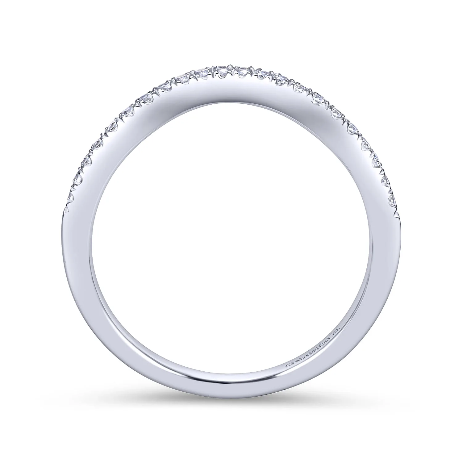 Matching Wedding Band in 14K White Gold, photograph 2