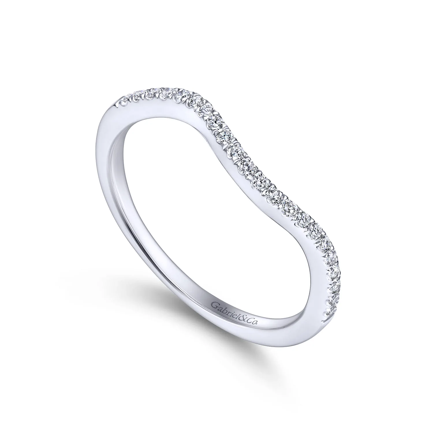 Matching Wedding Band in 14K White Gold, photograph 3