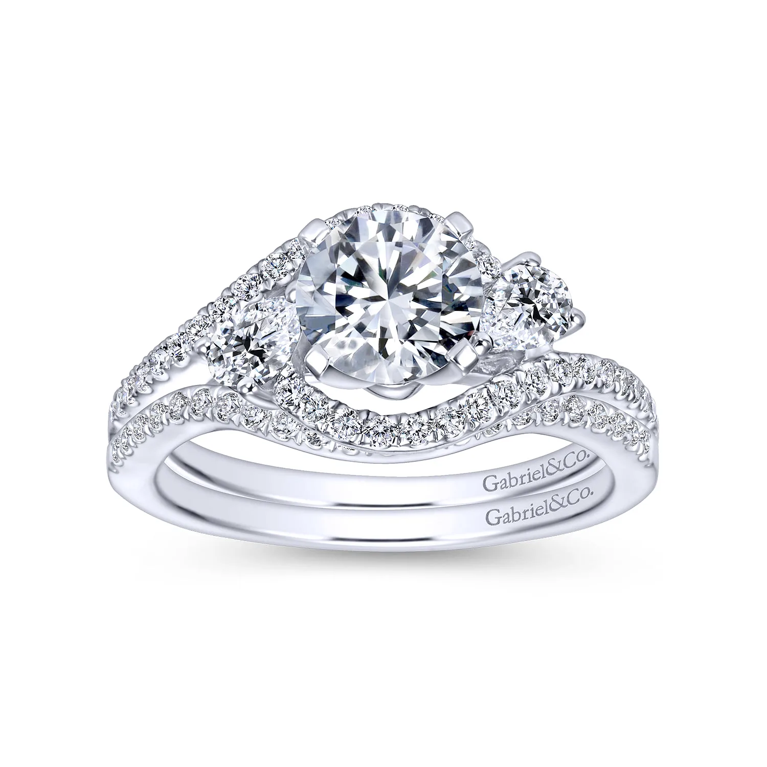 Matching Wedding Band in 14K White Gold, photograph 4