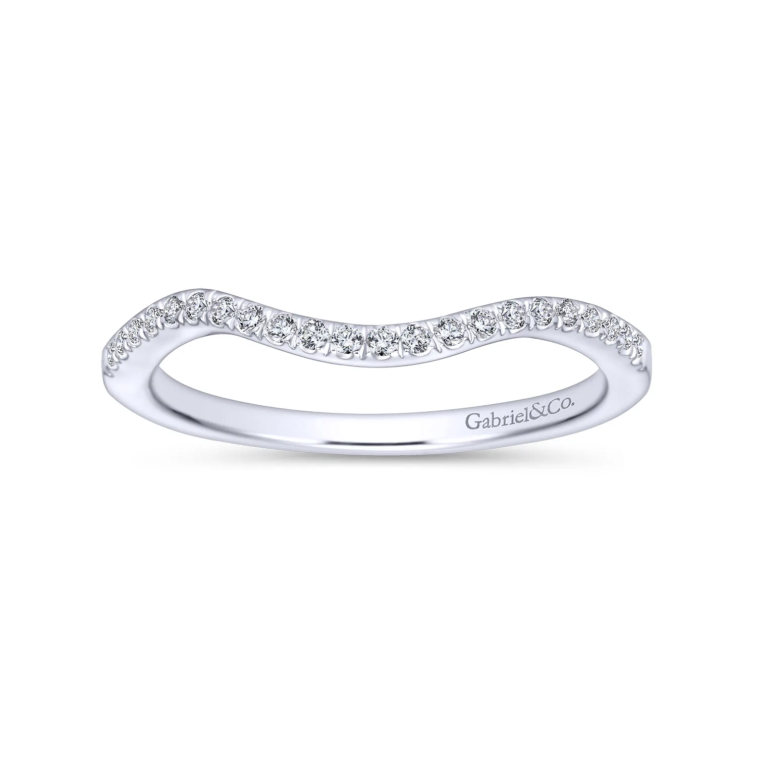 Matching Wedding Band in 14K White Gold, photograph 5
