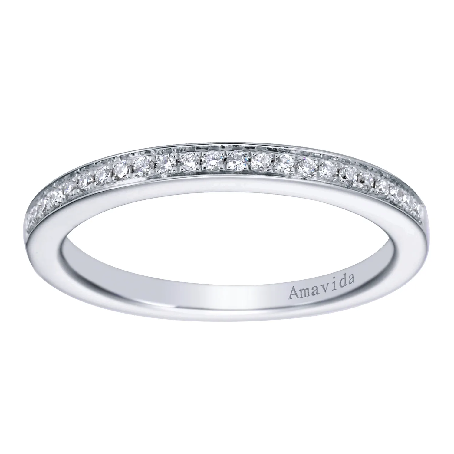 Matching Wedding Band in 18K White Gold, photograph 5