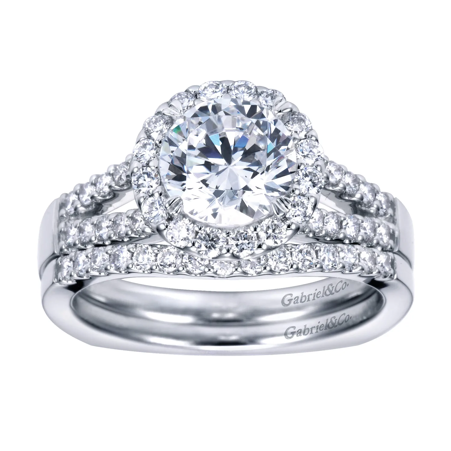 Matching Wedding Band in 14K White Gold, photograph 4