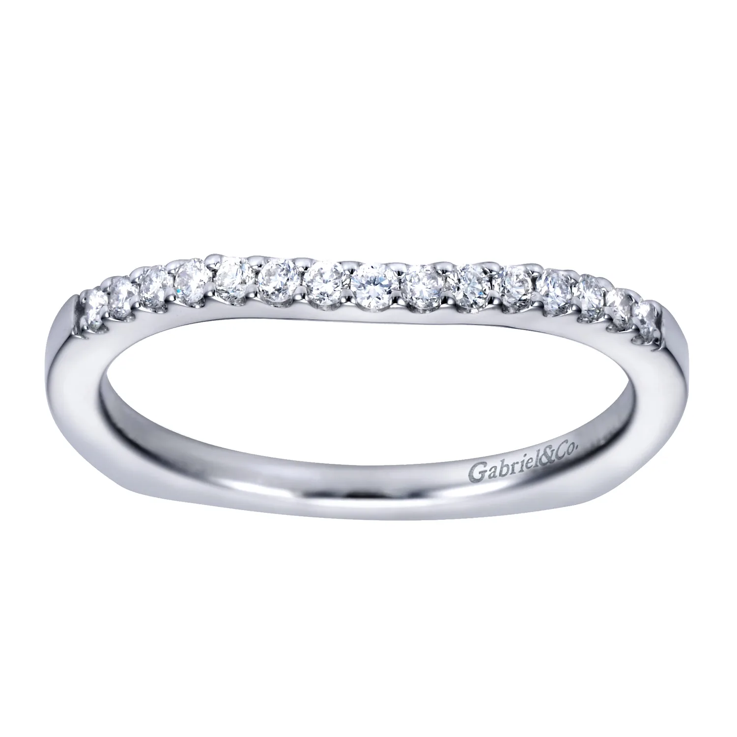 Matching Wedding Band in 14K White Gold, photograph 5