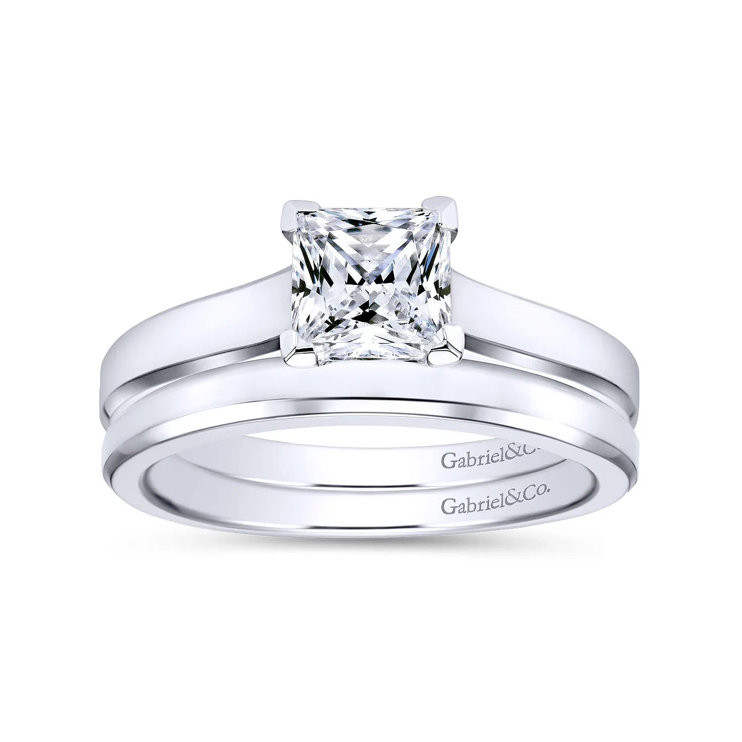Matching Wedding Band in 14K White Gold, photograph 4