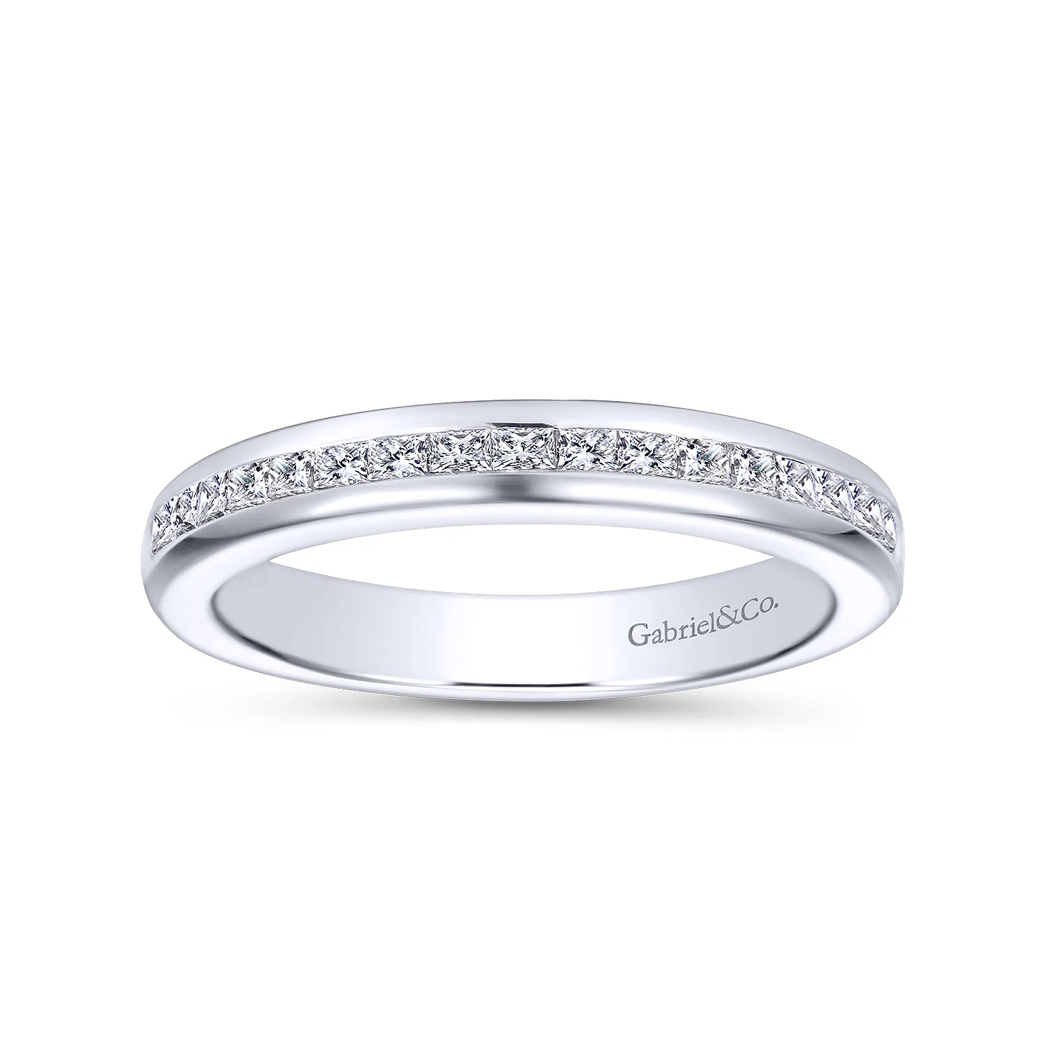 Matching Wedding Band in 14K White Gold, photograph 5