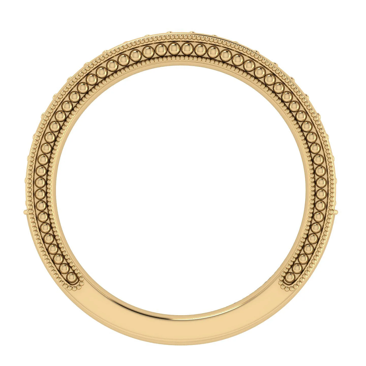 Matching Wedding Band in 14K Yellow Gold, photograph 2