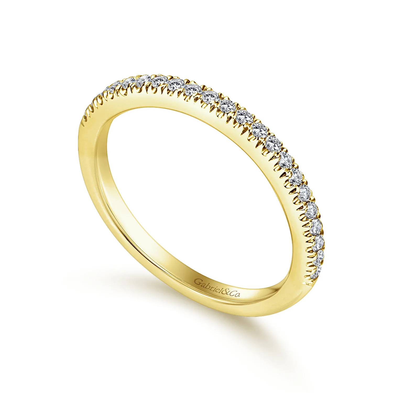 Matching Wedding Band in 14K Yellow Gold, photograph 3