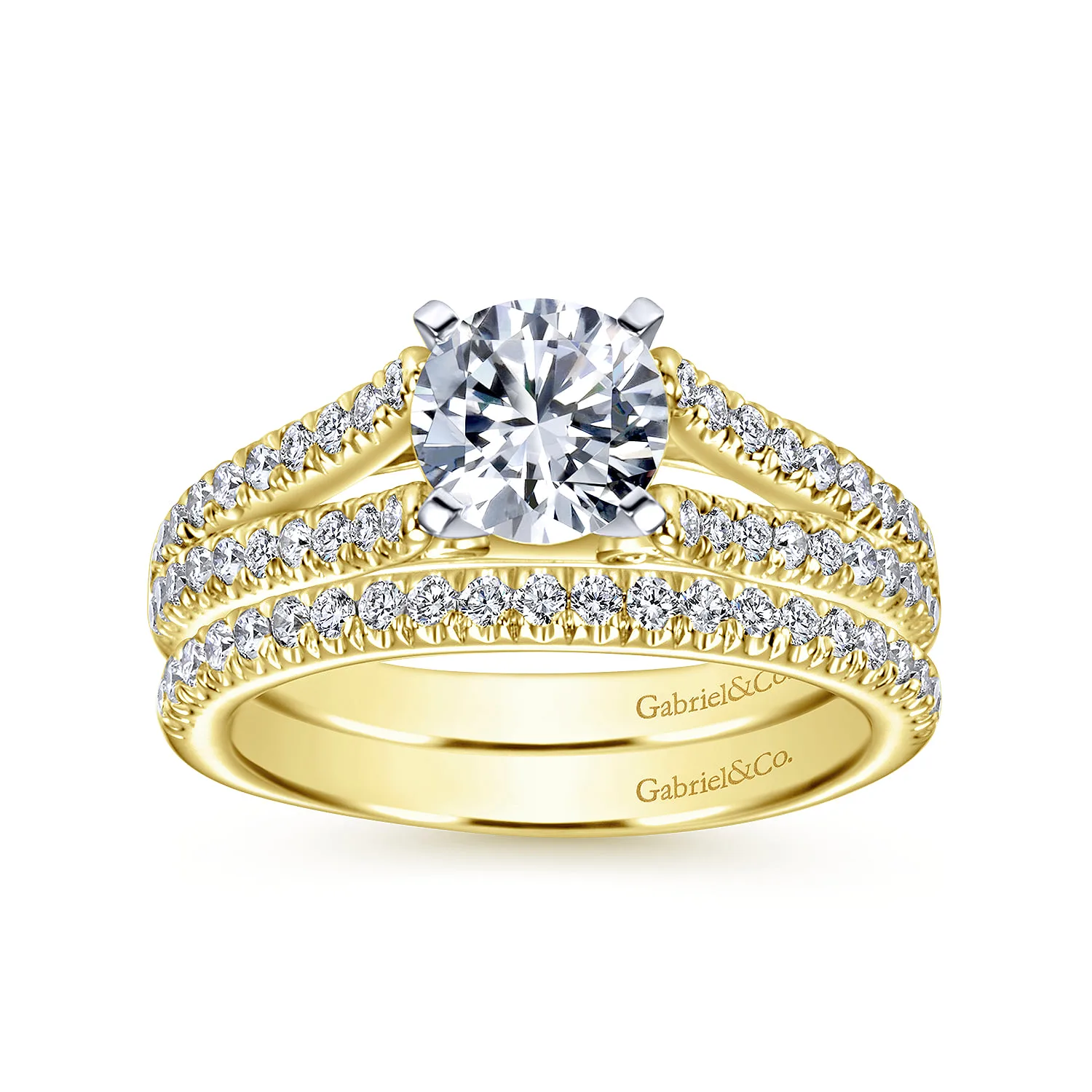Matching Wedding Band in 14K Yellow Gold, photograph 4
