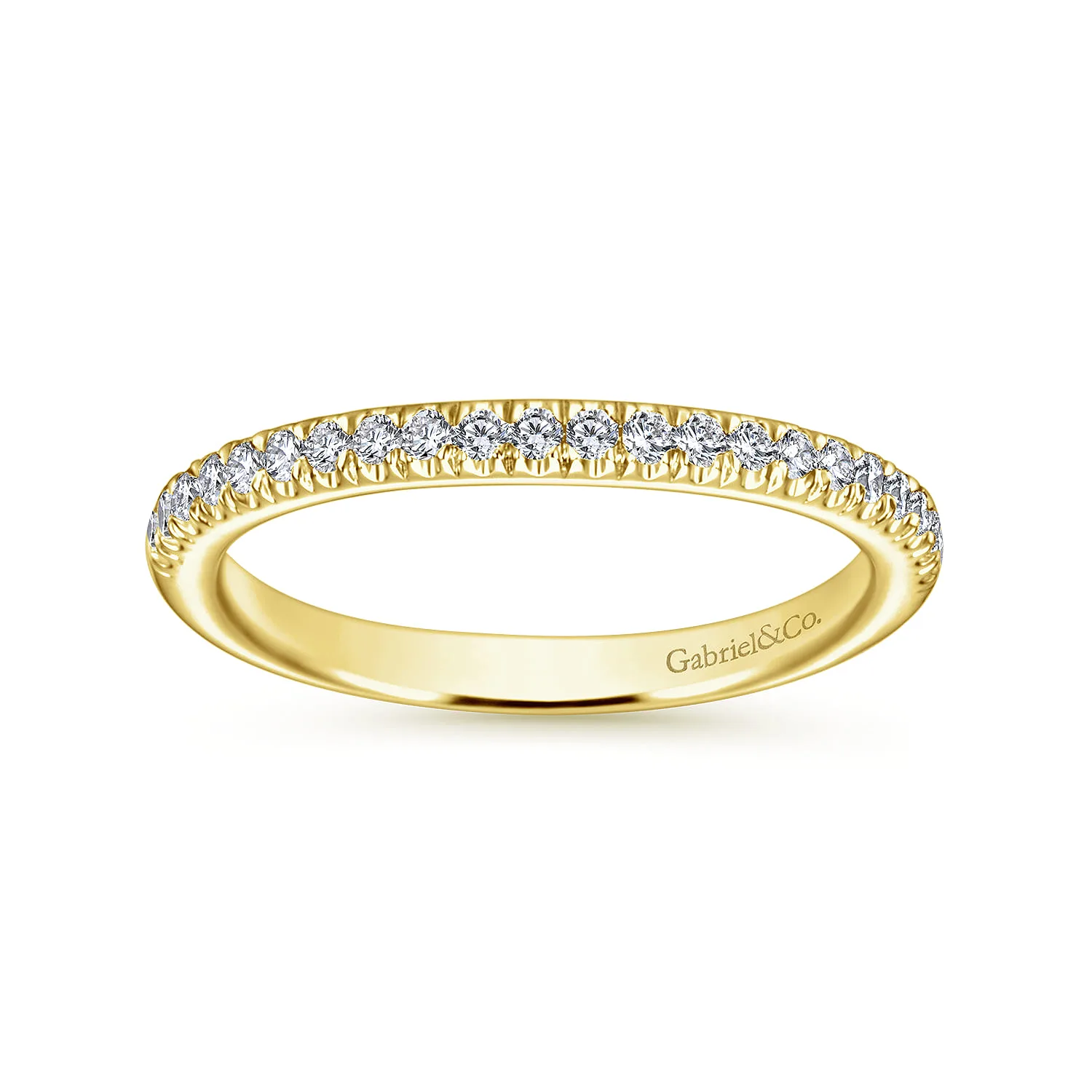 Matching Wedding Band in 14K Yellow Gold, photograph 5