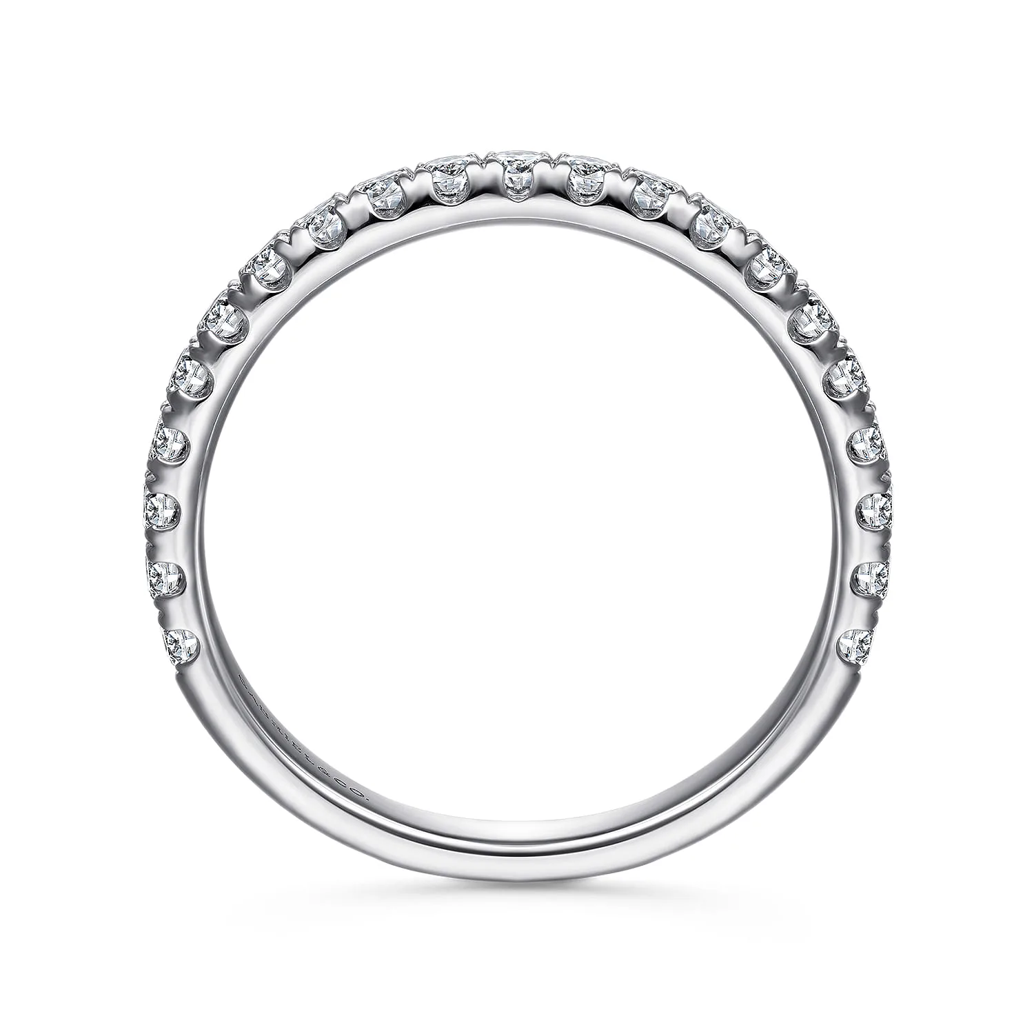 Matching Wedding Band in 14K White Gold, photograph 2