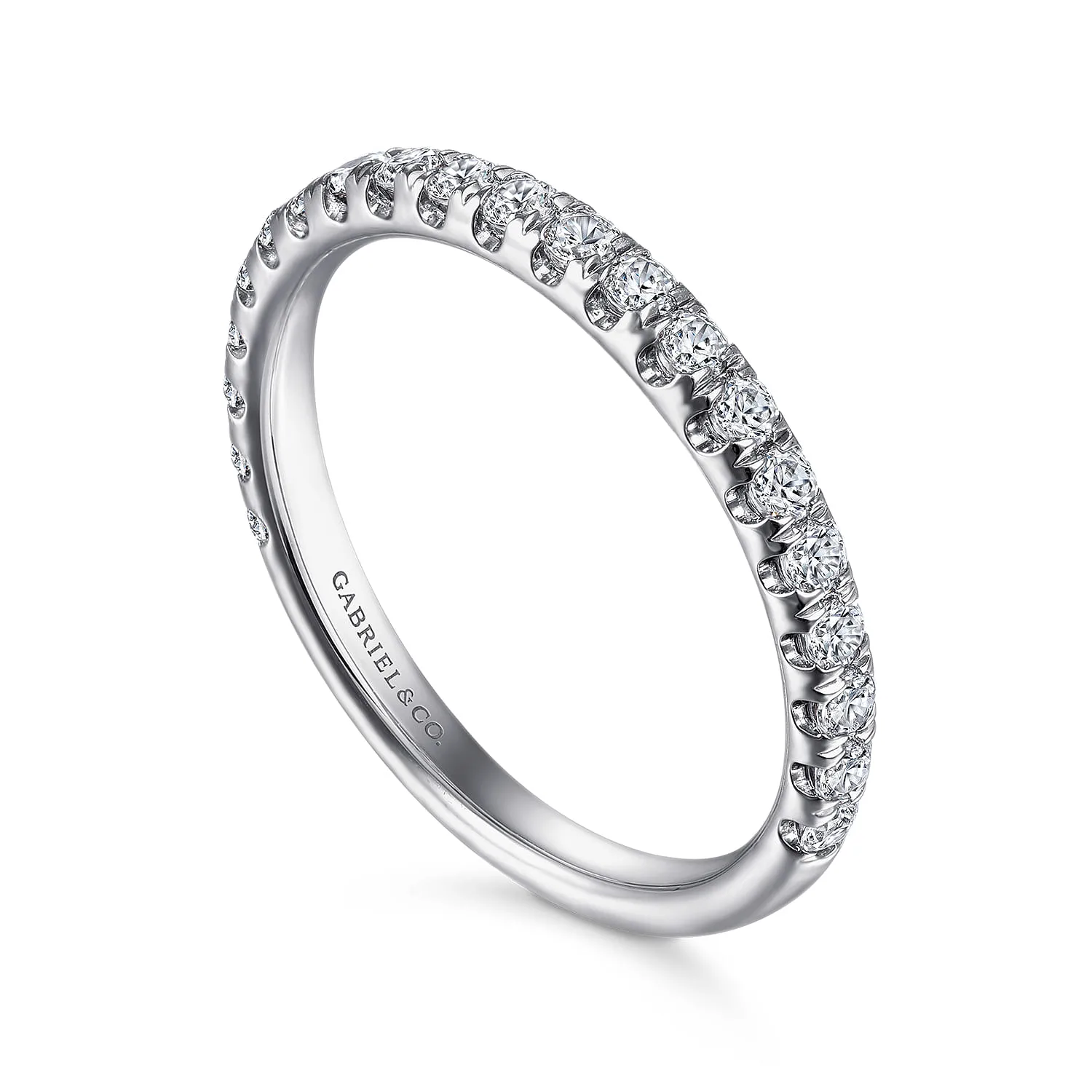 Matching Wedding Band in 14K White Gold, photograph 3
