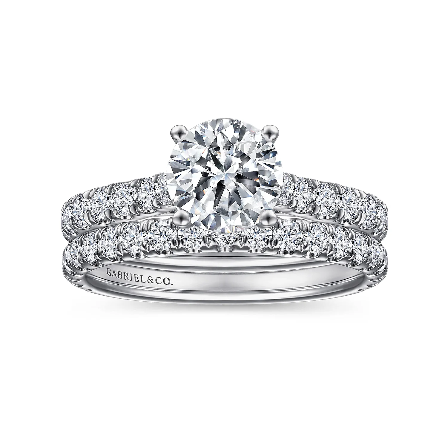 Matching Wedding Band in 14K White Gold, photograph 4