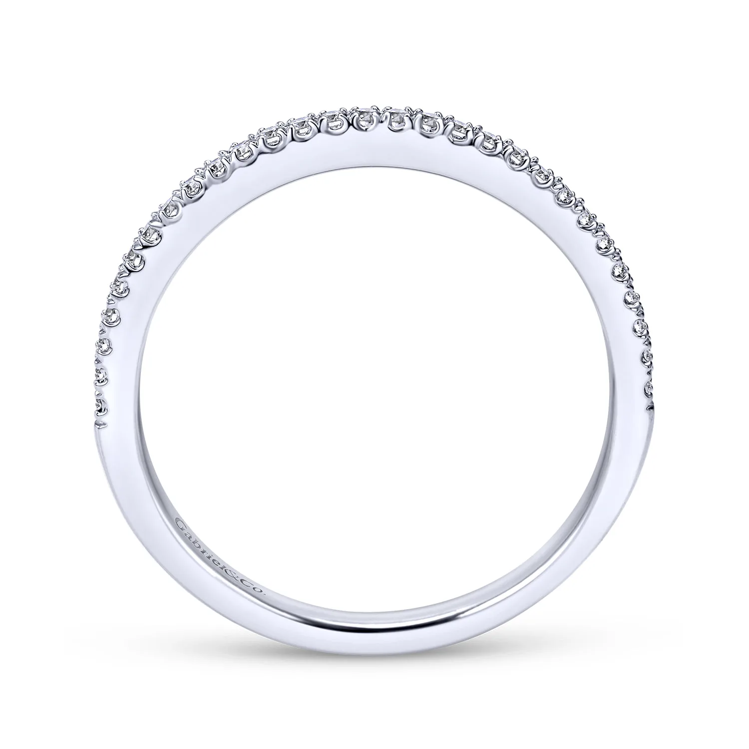 Matching Wedding Band in 14K White Gold, photograph 2
