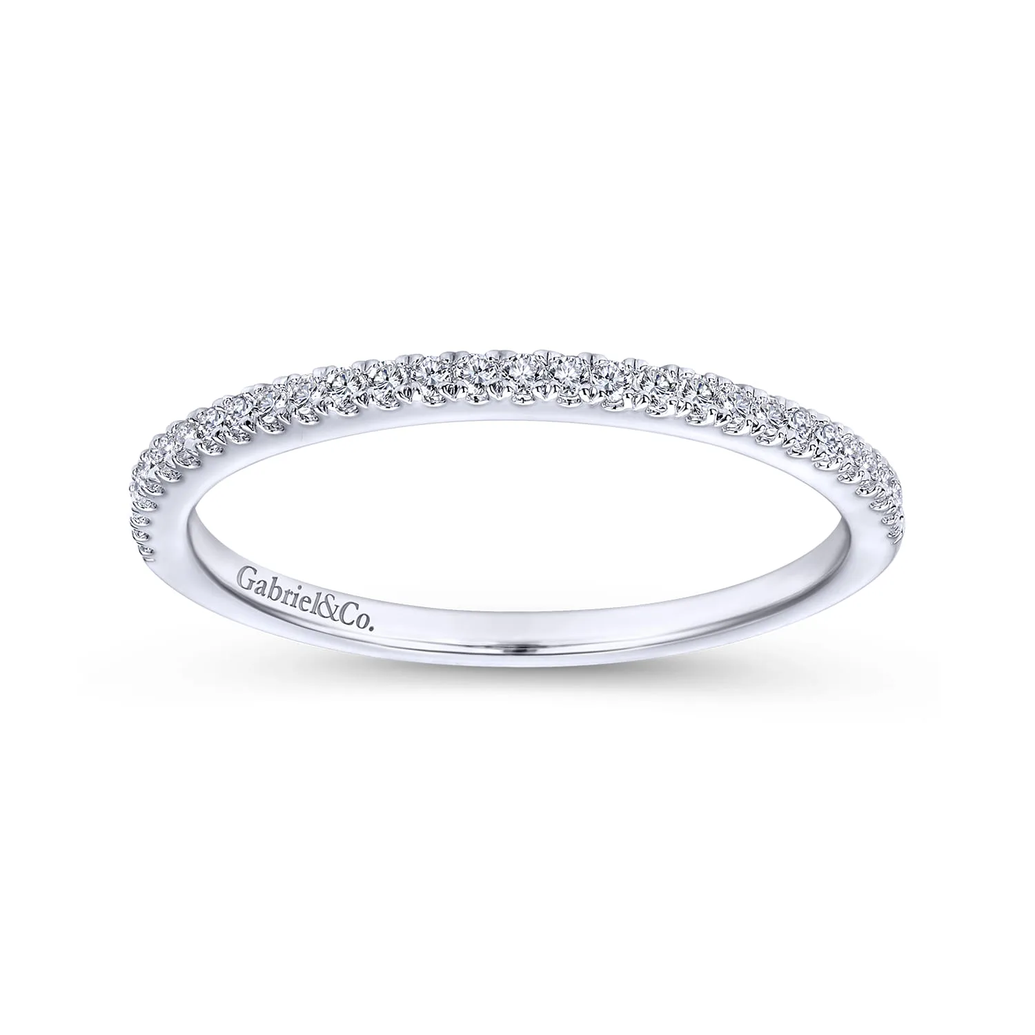 Matching Wedding Band in 14K White Gold, photograph 5