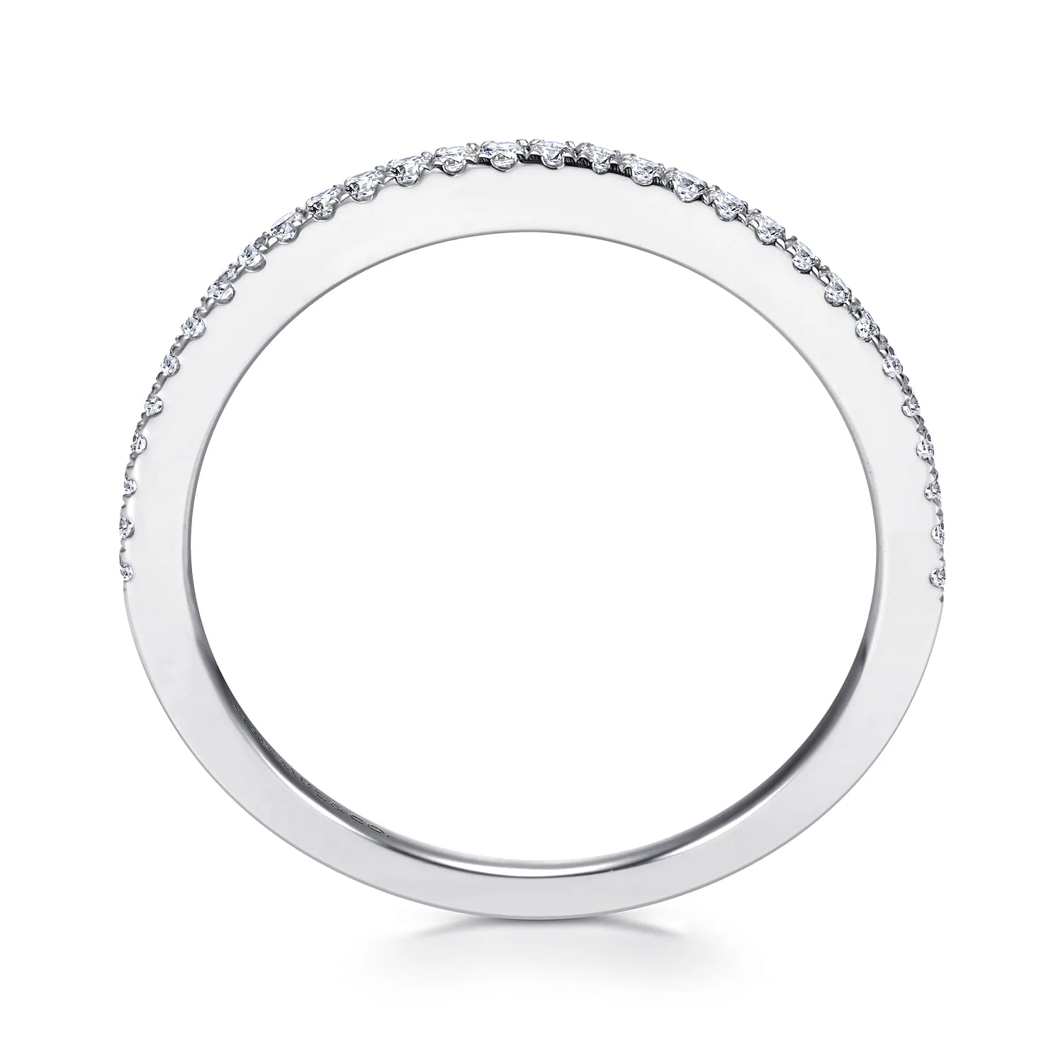 Matching Wedding Band in 14K White Gold, photograph 2