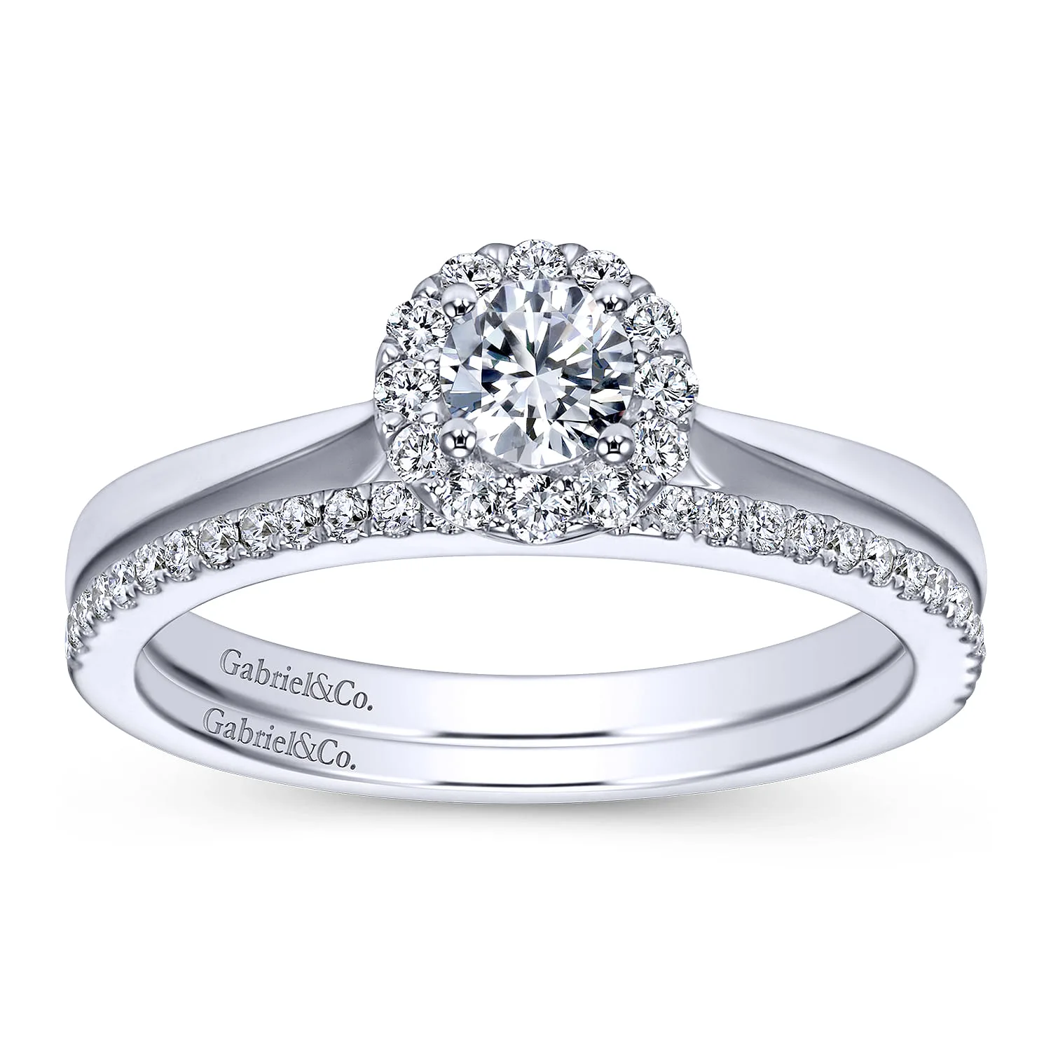 Matching Wedding Band in 14K White Gold, photograph 4
