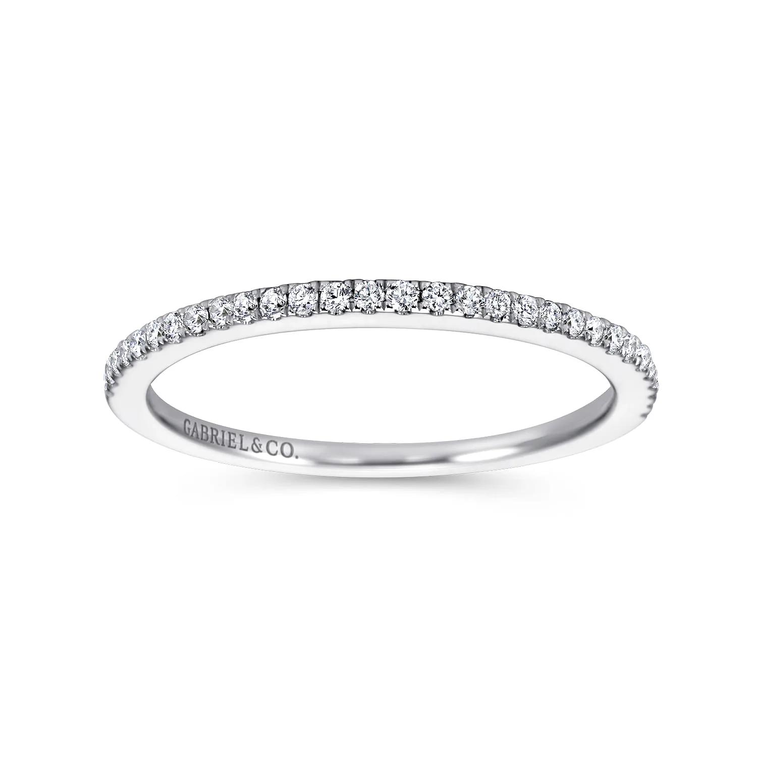 Matching Wedding Band in 14K White Gold, photograph 5