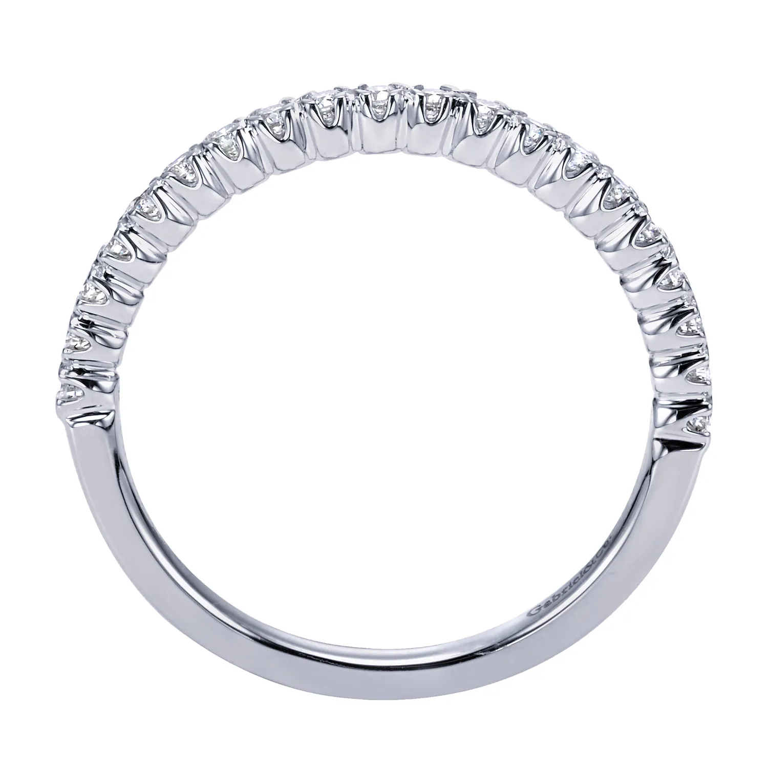 Matching Wedding Band in 14K White Gold, photograph 2