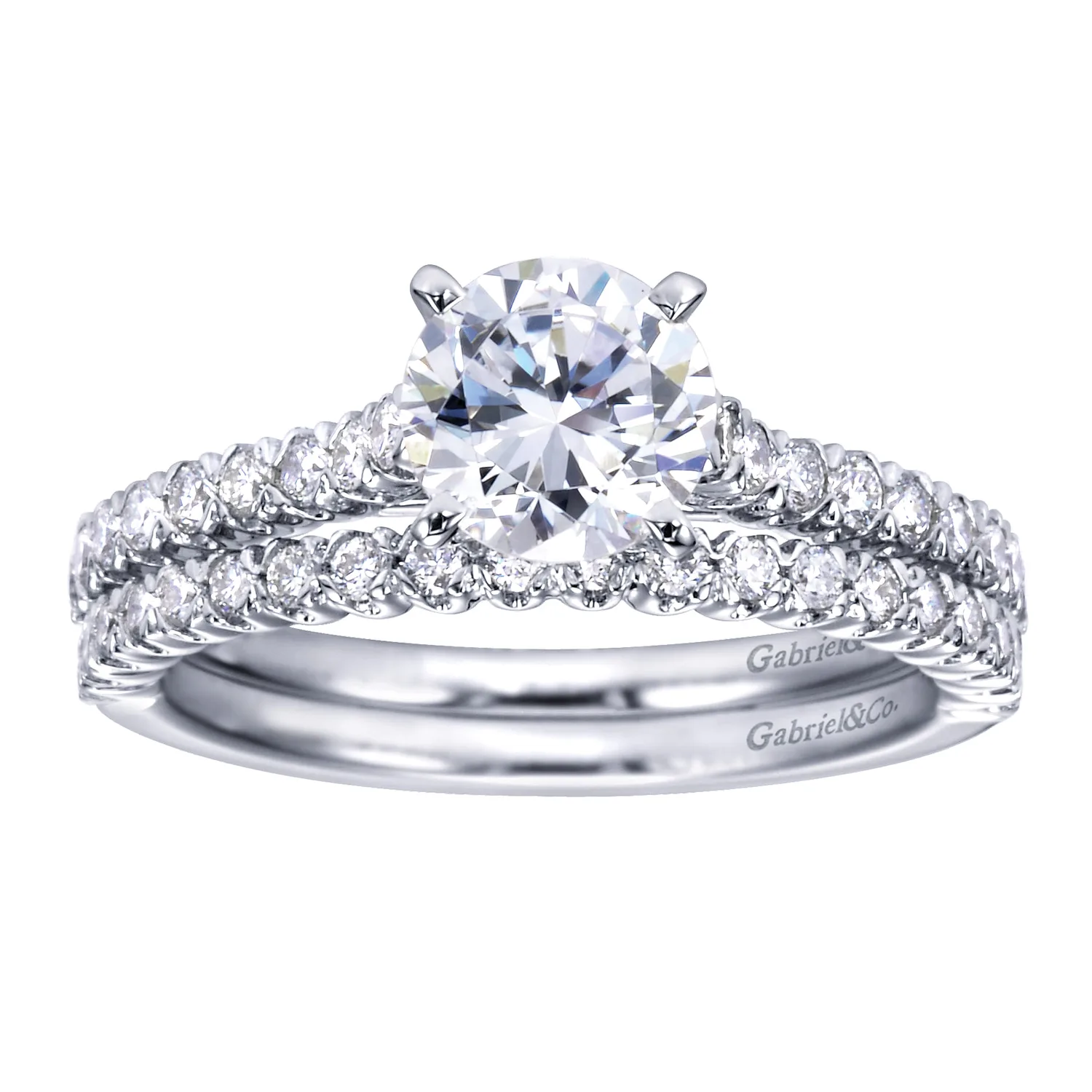 Matching Wedding Band in 14K White Gold, photograph 4