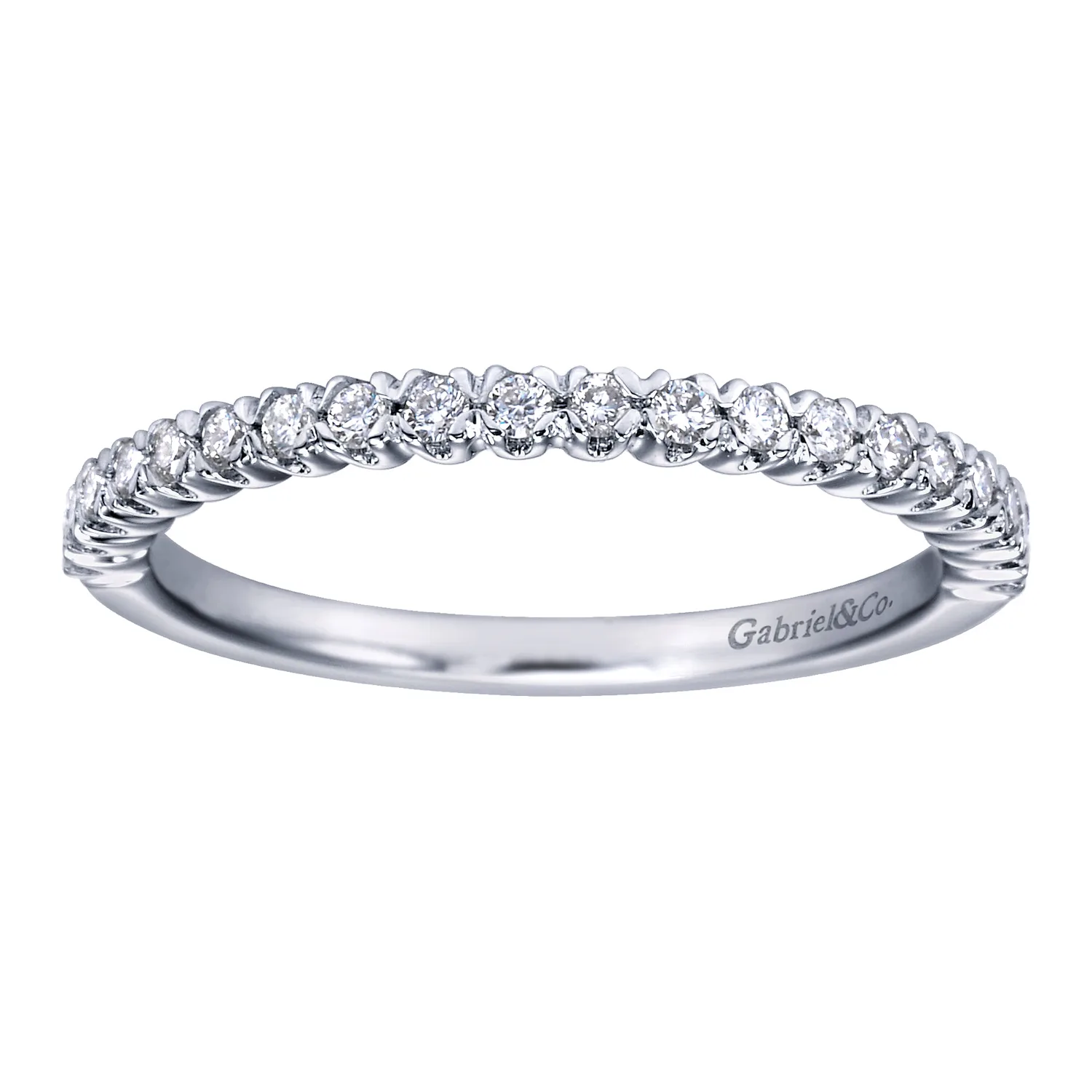 Matching Wedding Band in 14K White Gold, photograph 5
