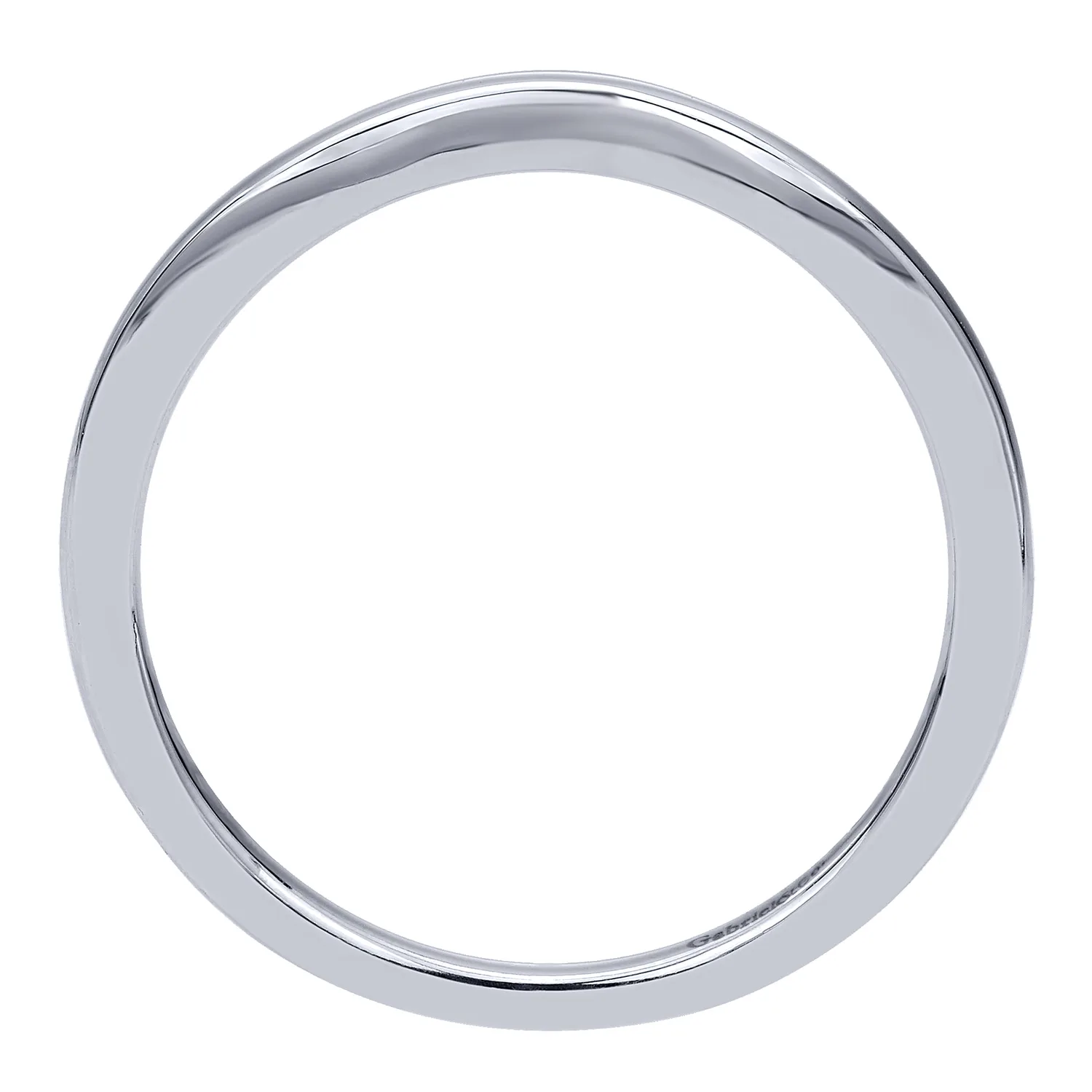 Matching Wedding Band in 14K White Gold, photograph 2